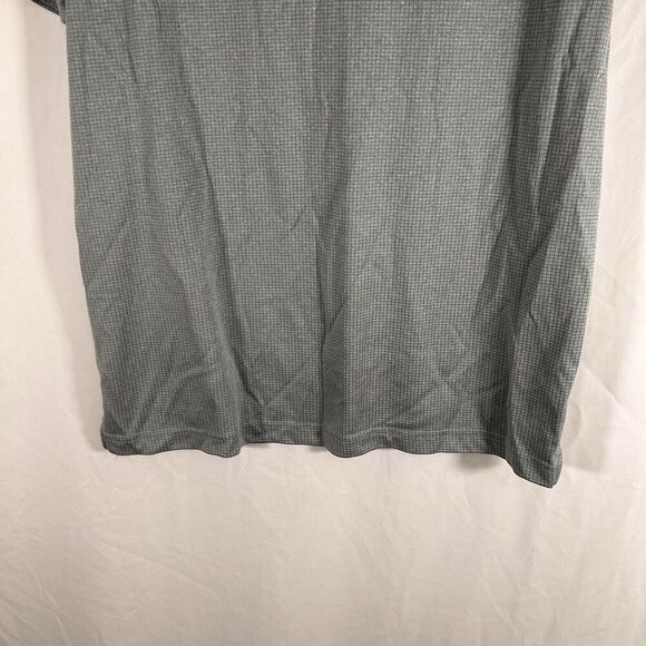 IZOD Golf Polo Shirt Men's Medium Solid Grey Short Sleeve Collared - Picture 8 of 9